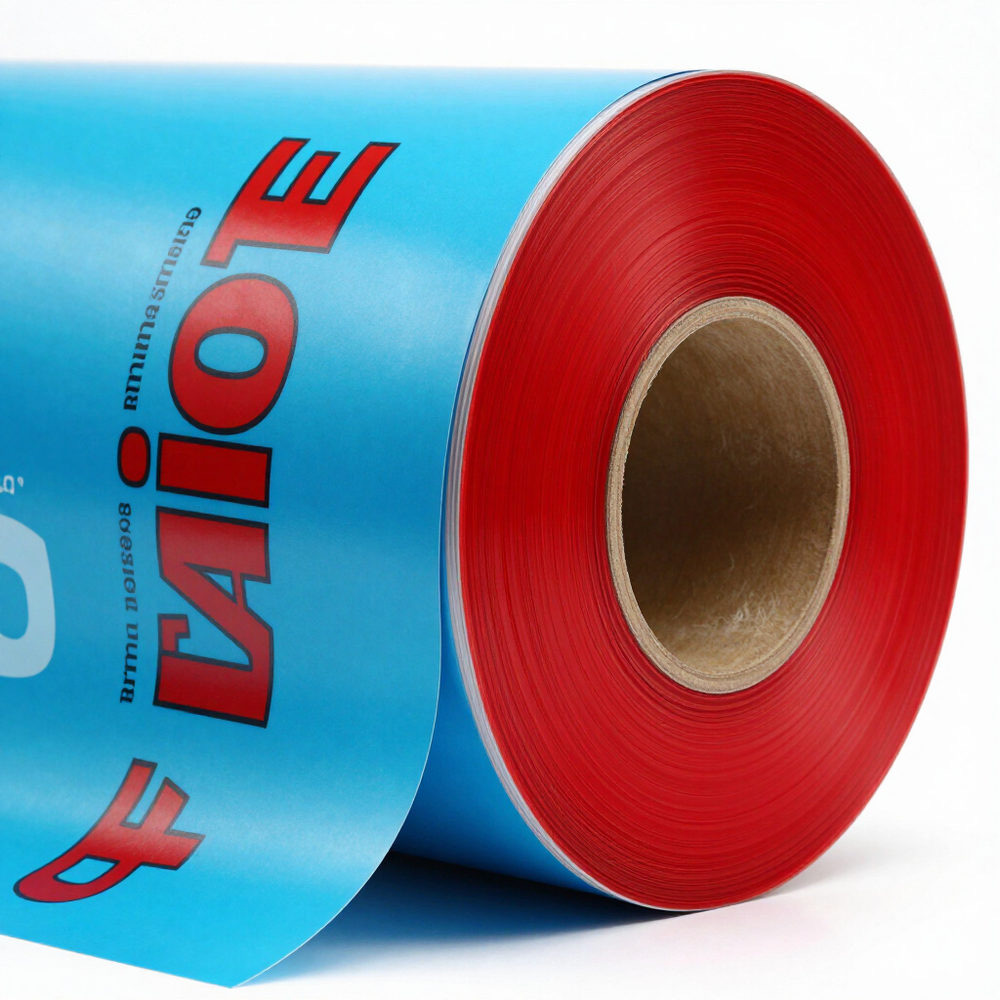 Roll of printed vinyl